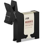 Monkey Business Morris The Donkey: Desktop Memo Holder |Cute Desk Accessories & Office Supplies | Funny Desk Decor & Office Accessories |Desk Supplies: Holders & Dispensers | Sticky Note Holder, Black