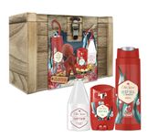 Old Spice Treasure Chest Gift Box, Old Spice Captain After Shave Lotion, Deodorant Stick, Shower Gel