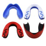 2 Pcs Upgrade Sports Mouth Guard RUIFUNETEK Professional Mouthguard, EVA Food Grade Mouth Guard, Breathable Teeth Braces for Boxing, Hockey, Basketball, Taekwondo, Karate, Wrestling