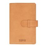 ABYS Genuine Leather Passport Holder with Loop Closure || Card and Cash case || for Men and Women (GP02TN)