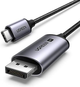 UGREEN Cable USB C a DisplayPort 1.4 8K 60Hz 30Hz 4K 240Hz 144Hz HDR VRR Thunderbolt 4 3 DP1.4 Compatible con MacBook iPad Pro Air M1 M2 iPhone 15 Plus Pro Max Surface Pro 8 Galaxy S24 Plus Ultra (1M)