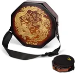 GECKO Octagonal Cajon Drum SD8S – Portable Hand Percussion Instrument with Detachable Strap & Carry Bag, Birchwood Body & Rich Sound