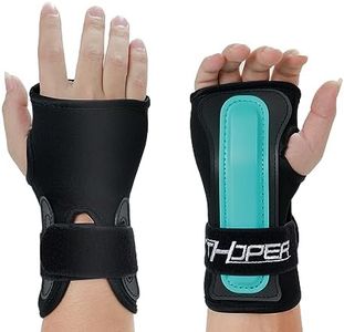 CTHOPER Wrist Guards Hand Protector for Snowboarding, Skiing, Skateboarding, Rollerblade, Adults/Kids/Youth Sports Wrist Brace Protective Gear(1 Pair) (L)