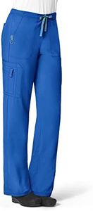 Carhartt Women's Cross-Flex Utility Scrub Pant, Royal, Medium Petite