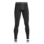 Under Armour Coldgear Compression Leggings Men black-white - M