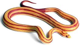 Yitaocity Realistic Rubber Fake Corn Snake Toy for Garden Props and Practical Joke