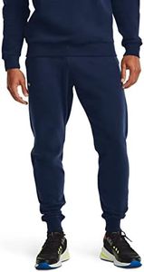 Under Armour Mens Rival Fleece Joggers, Academy Blue (408)/Onyx White, XX-Large