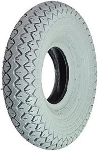 AlveyTech 4.00-5 Pneumatic Mobility Tire with Diamond Knobby C154G Tread - Replacement Power Chair and Scooter Tires for Pride Celebrity XL HD, Pride Legend XL, and Merits Pioneer 9 &10 (TAG113255)