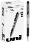 Uniball Signo 207 Impact Stick Gel Pen, 12 Black Pens, 1.0mm Bold Point Gel Pens - School and Office Supplies, Japanese Ink Pens, Journaling Pens, Smooth Writing Pens, Teacher Pens