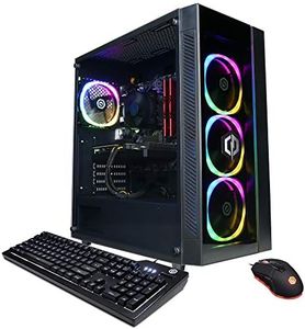 CYBERRPOWERPC Gamer Xtreme VR Gaming PC, Intel Core i5-11600KF 3.9GHz, GeForce RTX 3060 12GB, 16GB DDR4, 500GB PCI-E NVMe SSD, 1TB HDD, WiFi Ready & Win 11 Home (GXiVR8480A11), Black