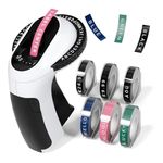 Embossing Label Maker E975,3D Vintage Embossed Label Maker Machine,Omega Emboss Label maker,Handheld Omega Embosser for Home,Office, Organization Gift, Black (6 Label Tapes of 9mm)