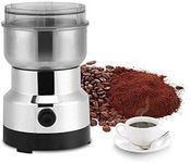 ViraganaEnterprise Electric Coffee Grinder for Beans&Spice Grinder with Removable Grinding Chamber,Stainless Steel Blades Portable Size Easy On/Off Ultra Fine Dry Food Powder Machine for Home Kitchen