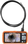 Klein Tools ET18 Plumbing Borescope with 5.5 mm 4.9-Foot Armored Waterproof Gooseneck Snake, LEDs, 4.3-Inch LCD, Endoscope Inspection Camera