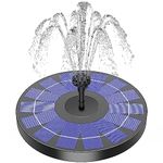 Optifit® Solar Fountain Pump Outdoor Solar Water Fountain Pump with Max 1.1m Water Column Water Fountain Pump for Garden Decoration Solar Water Fountain Pump for Bird Bath, Garden, Pond, Pool