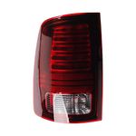 Dasbecan Tail Lights Assembly Driver Side Red Lens Black Interior Compatible With Dodge RAM 1500 2013-2018 RAM 1500 Classic Warlock 2019-2022 RAM 2500 3500 2014-2018 Replaces# 68093081AB 68093081AC