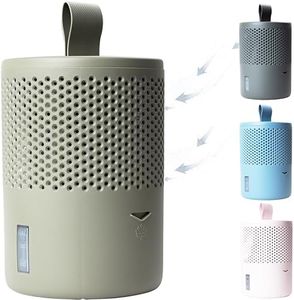AbsoDry Duo Family - Deshumidificador silencioso sin electricidad - Para una mejor calidad del aire - Antihumedad armarios, sótano, baño, dormitorio - Deshumificadores de humedad - Verde