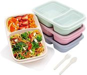 Luriseminger 4 pack Bento Lunch Box