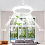 BomKra LED Ceiling Fan with Lights,