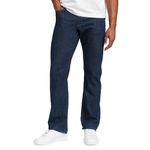 Eddie Bauer Men's Field Flex Straight Jeans, Deep Rinse, 36W x 34L