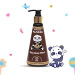 HERBCIENCE Pandas Baby Body Wash- 250ml | Infant Friendly, No Preservatives & 100% Chemical Free | Gentle Cleansing & Skin Nourishment | Certified 100% Natural by ECOCERT, Europe & 100% Safe by Made Safe, USA