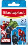 Elastoplast Marvel Plasters, Assorted Sizes (20 Pieces), Coloured First Aid Plasters for Children, Kid’s Everyday Plasters with Marvel Superhero Designs, Easy Removal and Skin-Friendly