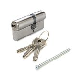 CISA 0E30012012 ASIX European cylinder, nickel-plated, 40/30 mm