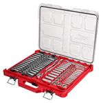 Milwaukee Electric - 1/4-3/8 106PC Rat. and Socket Set in PKOUT SAE-MM