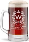 Personalized Custom Beer Mug Glass 