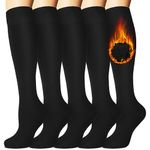 Thermal Warm Knee High Socks for Women-Wool Boot Thick Socks for Hiking,Work,Winter,Gifts