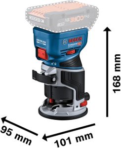 Bosch 18V Cordless Router – Compact Handheld Woodworking Tool