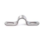 MgcTolBox Heavy Duty Metal U-Pipe Clamps,U Pipe Bracket with 2 Holes | Ø 3/8" / 10mm | 10 Pcs