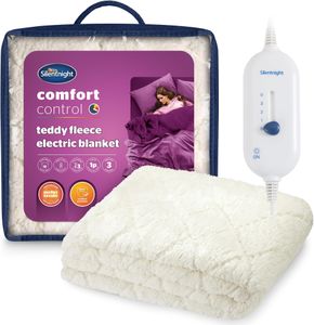 Silentnight Single Electric Blanket – Soft Heated Bed Cover