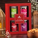 Omay Foods Healthy Delights Gift Box | Gift for Employees, Clients | Healthy Snacks Gift | Premium Gift Hamper | Doctor's Day Gift Hamper | Birthday Gift Pack | Gourmet Gift