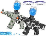 2 Pack Splat Gun Electric Toys Gun with Gel Ball Blaster,AKM-47 Splatter Ball Gun for Outdoor Activities-Fighting Shooting Team Game, Ages 14+(Double Gel Guns)