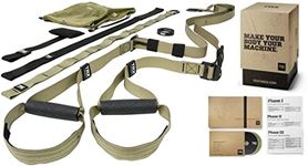 Drange TRX Tactical Suspension Resistance Trainer kit Home Gym Total-Body Workout Strenth Training Suspension Trainer