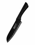 NAALSA - Riya 1Pc Santoku Knife Stainless Steel High Carbon Professional Kitchen Knives with Non Stick Coating (Santoku Knife 7")