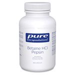 Pure Encapsulations Betaine HCl Pepsin - Digestive Enzymes Supplement for Digestion Aid & Support, Stomach Acid & Nutrient Absorption* - With Betaine HCl Pepsin - 250 Capsules