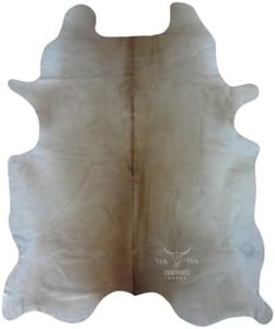 Tomtom Cowhides Butter Blonde Cowhide Rug 6x6