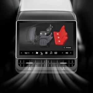 Tesla Display, Rear Seat Display for Tesla Model 3 Y LCD Screen AC Control Panel IPS Multimedia Entertainment System Support OTA(8.8In)