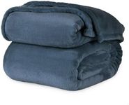 Berkshire VelvetLoft Polyester Blanket (King, Cadet Blue)