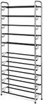 USTECH Free Standing 10-Tier Shoe Rack, Large Capacity Shoe Organizer for Closet, Bedroom & Entryway, Space-Saving Free Standing Shoe Storage Shelves, Wide Shoe Storage Shelf for Shoe Rack Organizer