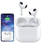 Wireless Earbuds AirBuds Pods Wireless Headphones with Noise Reduction,in-Ear Ear Buds Bluetooth 5.3 HiFi Stereo,48H Playtime IP7 Waterproof AppIe Mfi Certified In Ear Headphones for Android/Air-Pods