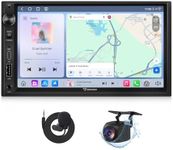 Eonon 8-CORE 6GB+64GB Android 13 Double Din Uuniversal Car Stereo, Apple Carplay/Android Auto, 2 Din Radio with 7'' Scrren, Opt+Coax Output, DSP,Blutooth 5.1, 4G LET, Split Screen-UX6S(Upgraded UA13)