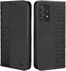 CXTCASE Case for Samsung Galaxy A13 4G/A13 5G/M13 5G/A04S/A04, Shockproof PU Leather Flip Folio Cover with Card Slots, Magnetic Wallet Case for Samsung Galaxy A13, Black