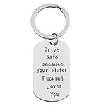 Drive Safe I Love You Keychain for 