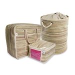 HOME VIBES Premium Set of 3 Deluxe Storage Organizer Hamper For Home Utility Wedding Anniversary Baby Shower Birthday Return Gift