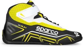 Sparco K-Run Shoes Size 44 Black/Fluo Ye