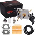 HIPA C1M-EL37B Carburetor with Air Filter Tune Up Kit for Husky 445 445E 450 450E Gas Chainsaw