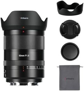 7artisans AutoFocus 50mm F1.8 Full Frame Lens,F1.8 Large Aperture,Support Automatic/Manual Aperture and Face/Eye Recognition,Compatible for Leica/Panasonic/Sigma L S1,S5,S9 Serise,Black