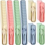 Jinei 50 Sets Wheat Straw Utensils 